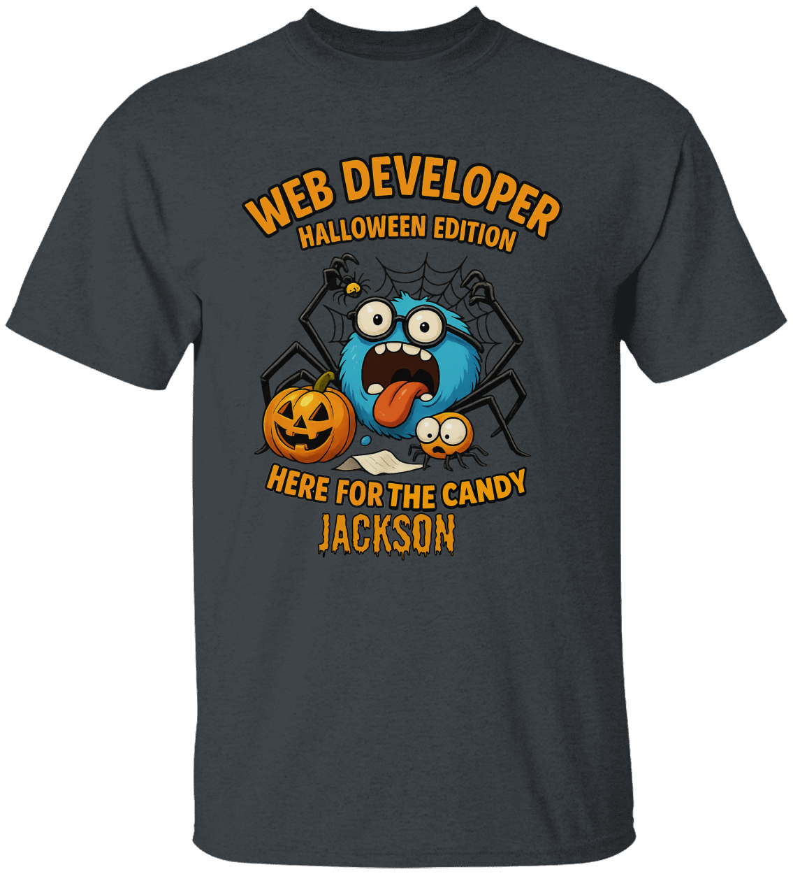 Funny Cute, Personalize Youth Halloween graphic T-Shirt| Tote Bag