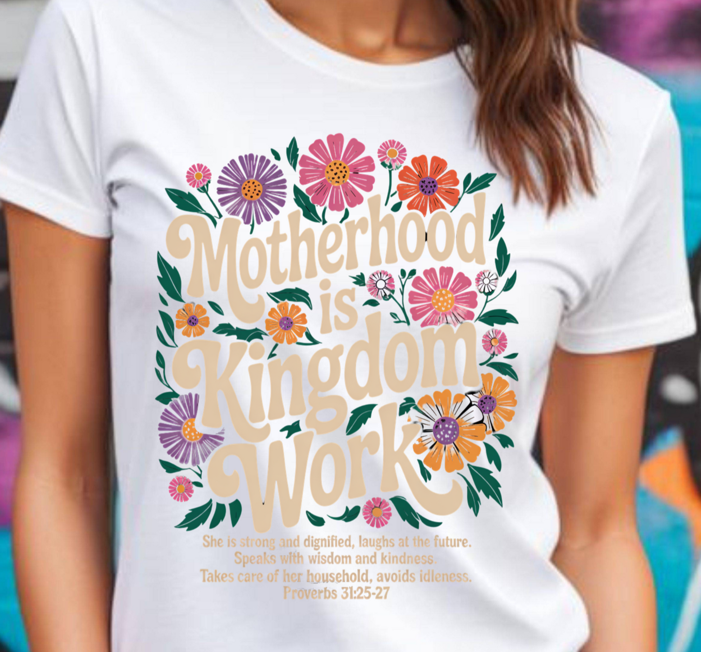 Retro Inspired Mother's Day T-Shirt "Motherhood"