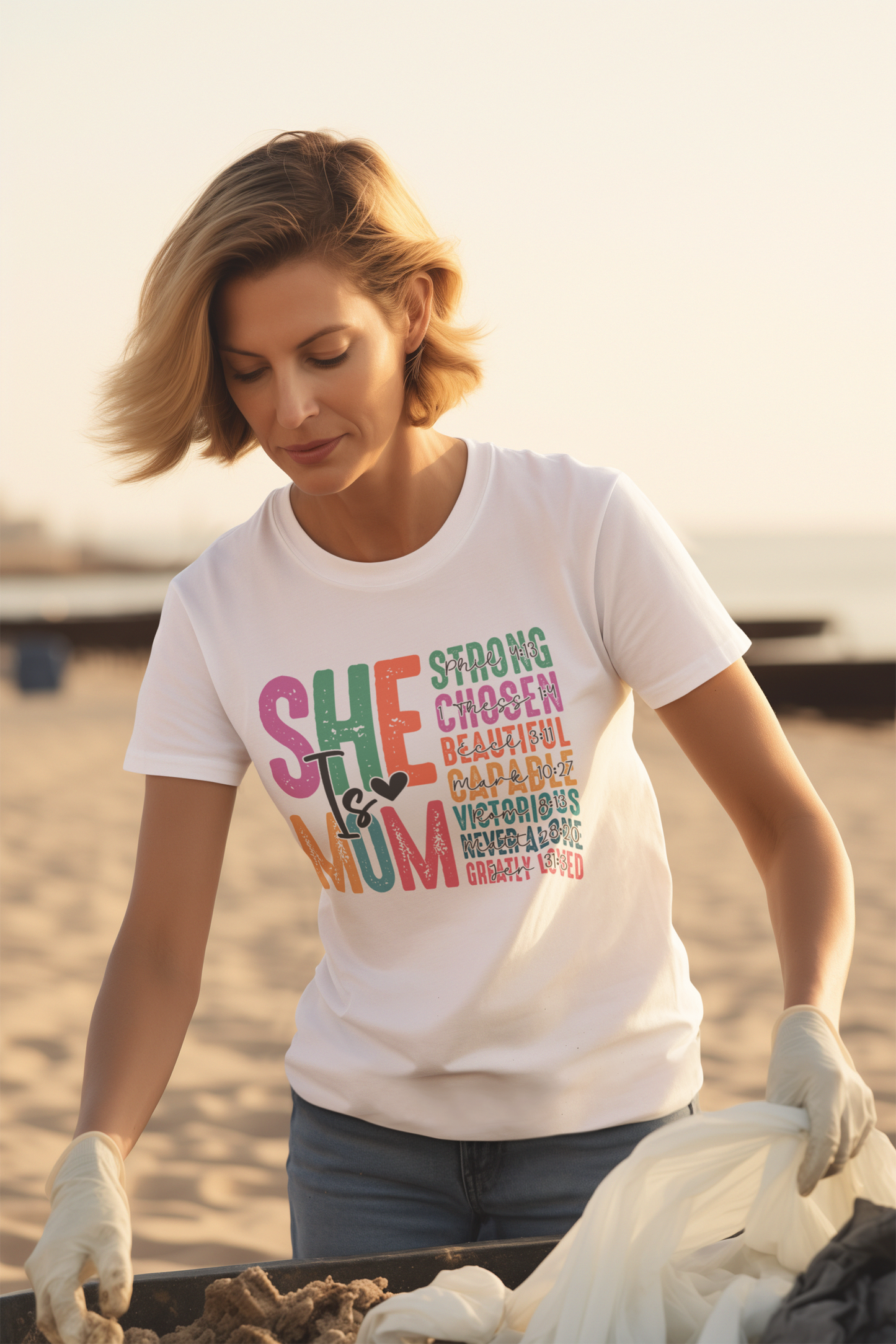 To Mom "You Are All of These" Ladies" T-Shirt