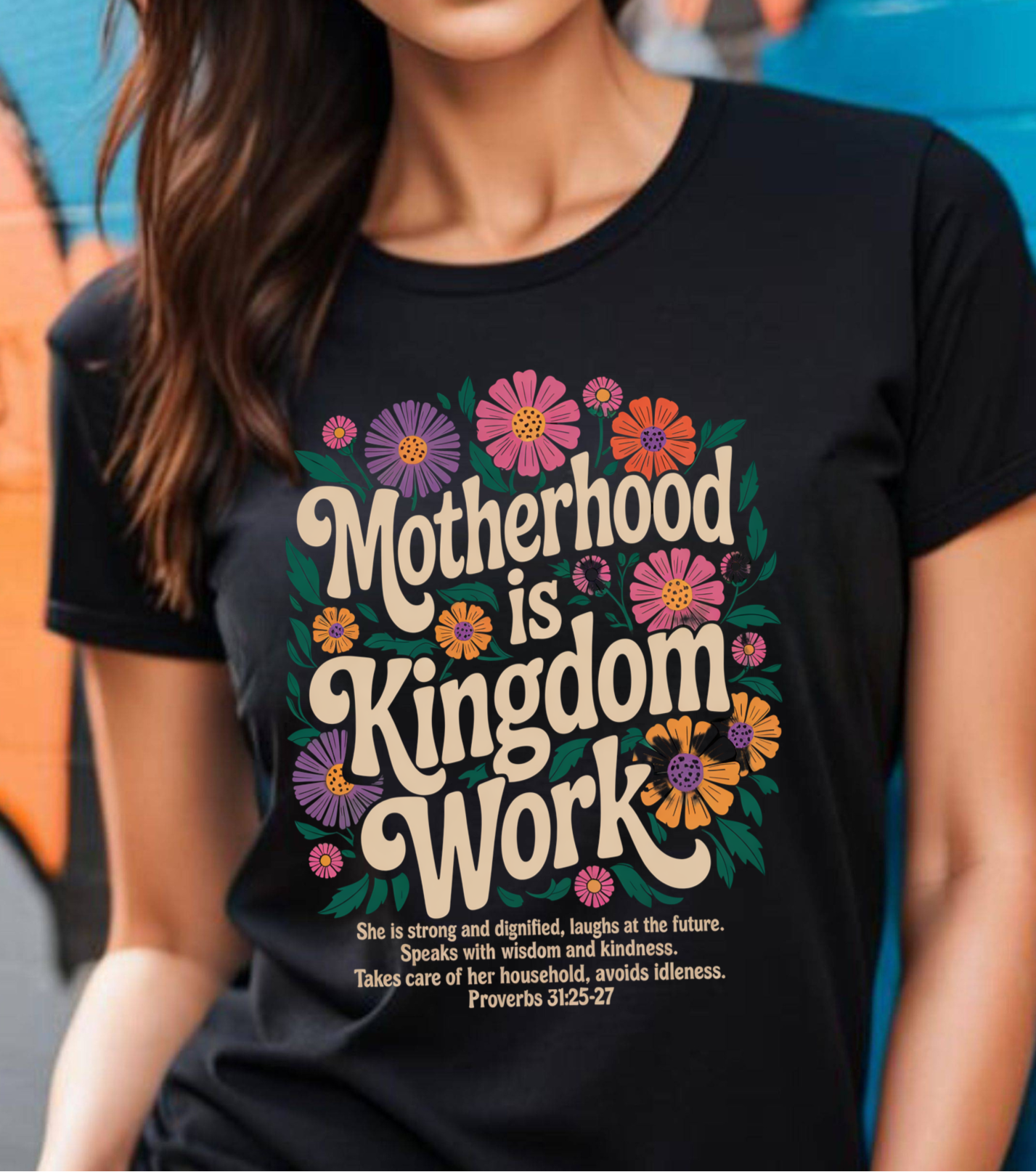 Retro Inspired Mother's Day T-Shirt "Motherhood"