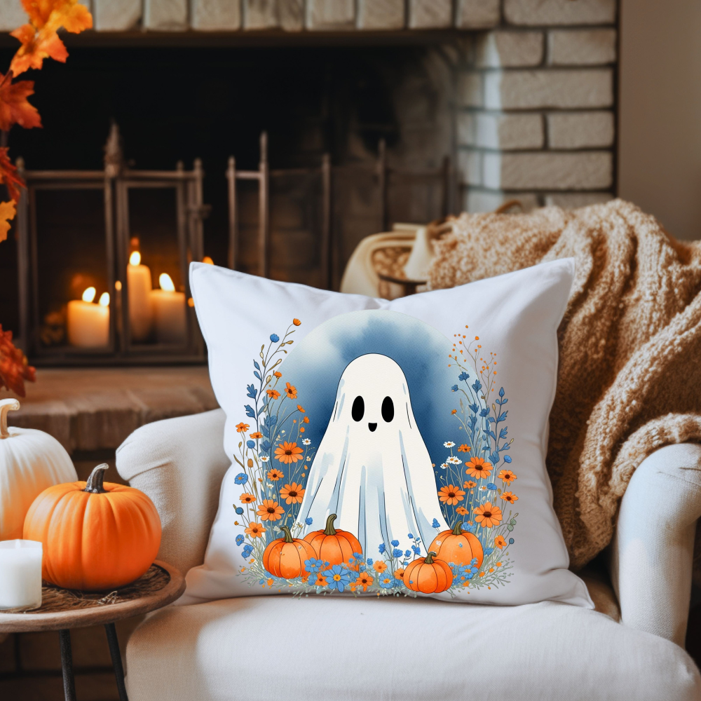 Halloween Fall Home Decor Ghost Throw Pillows Spooky Pillow EVERYDAY GEMS