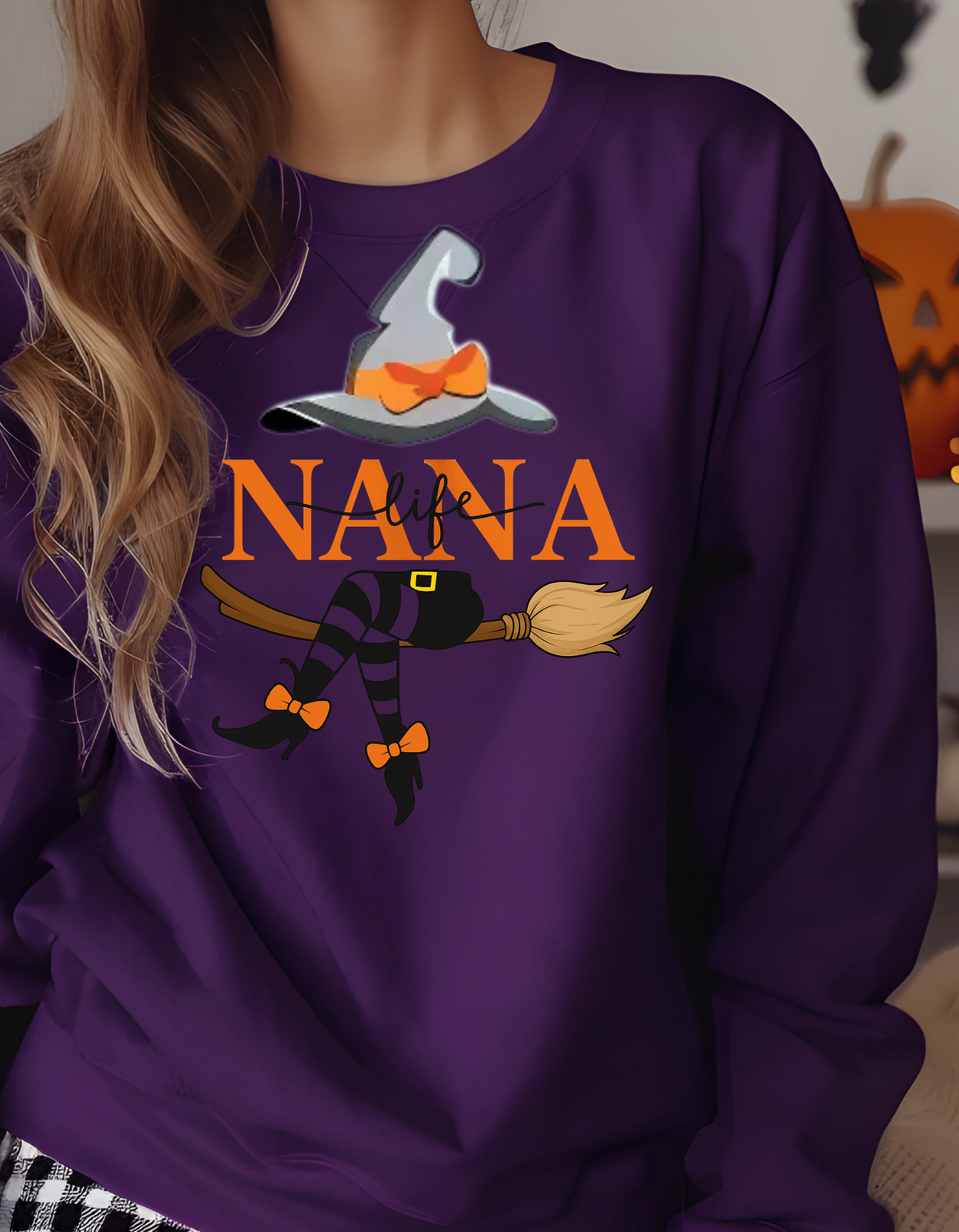 Personalize NANA Witch Sweatshirt