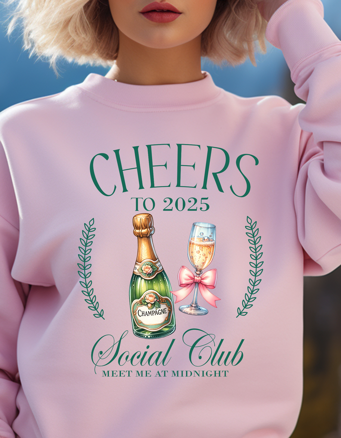 New Year "Cheers to 2025" Holiday Apparel!