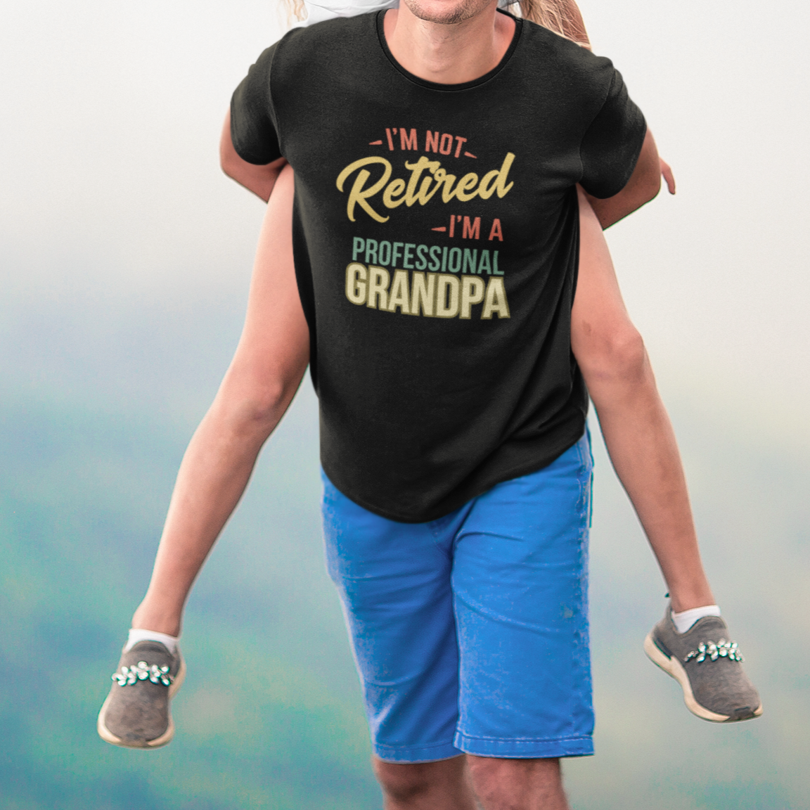 To Dad "Professional Grandpa" Short Sleeve T-Shirt