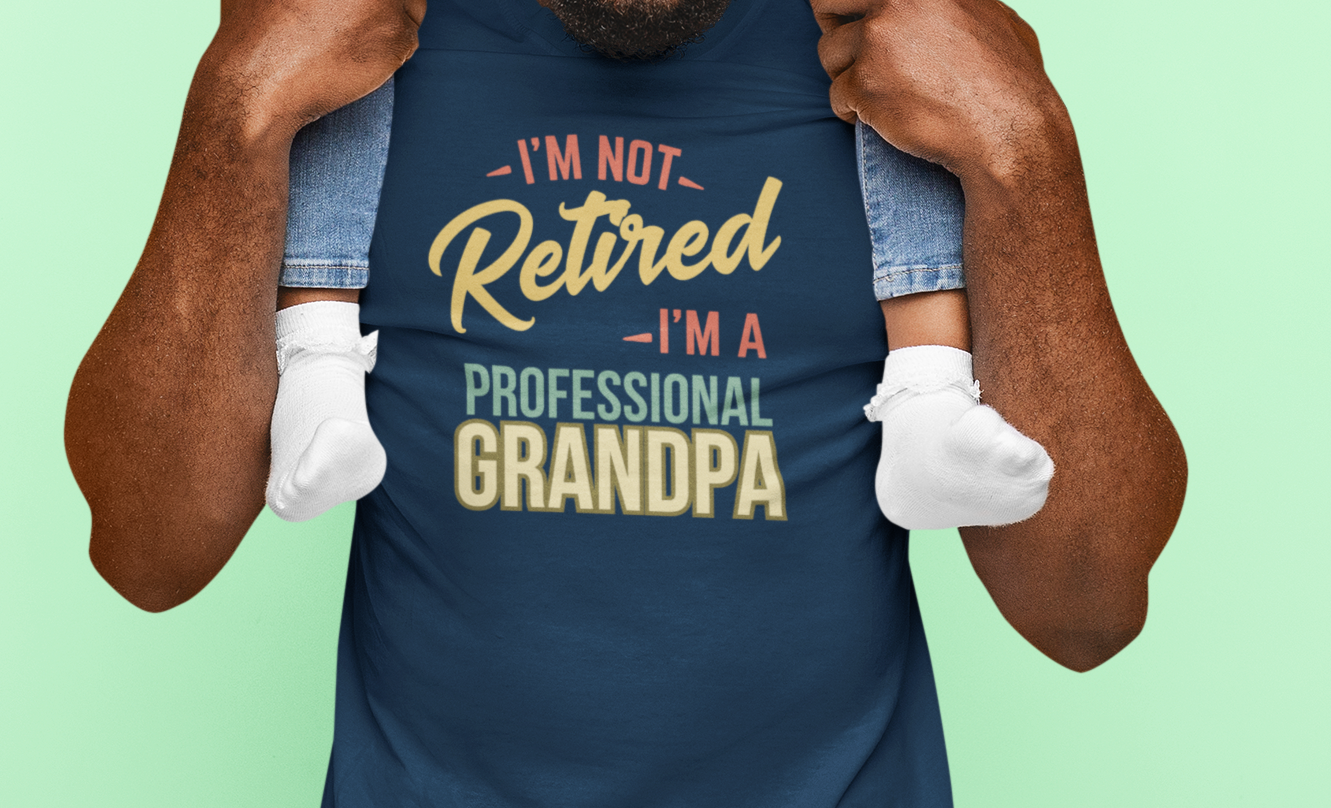 To Dad "Professional Grandpa" Short Sleeve T-Shirt