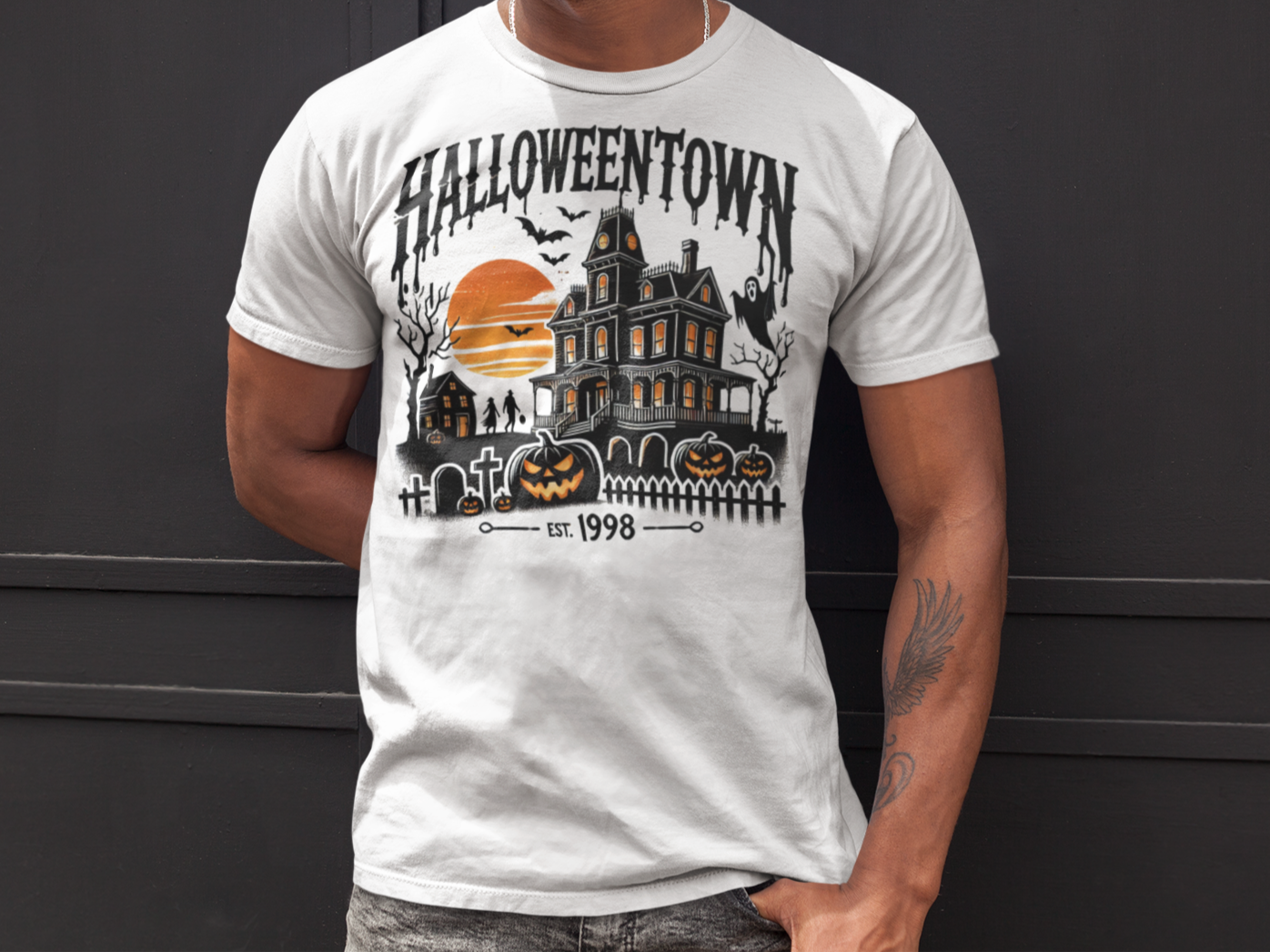 Halloween Town "Est. "1998" T-Shirt/Sweatshirt!