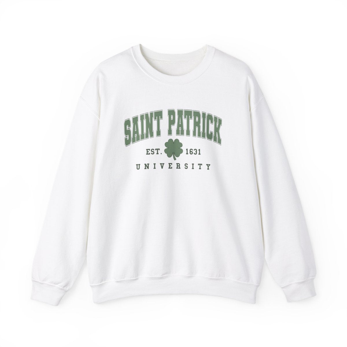 Saint Patrick University Crewneck Sweatshirt, Saint Patrick's Day