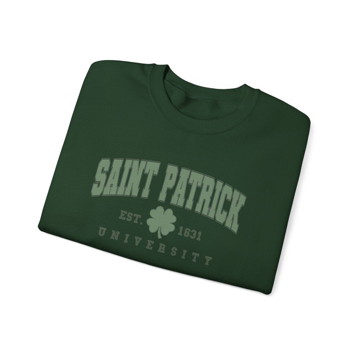 Saint Patrick University Crewneck Sweatshirt, Saint Patrick's Day