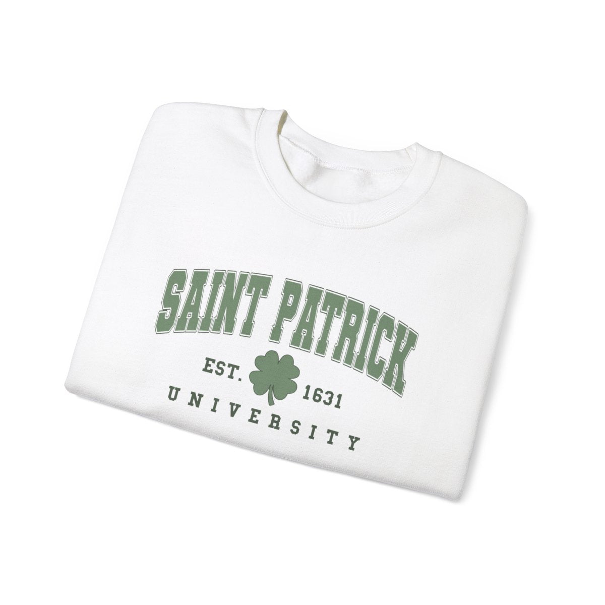 Saint Patrick University Crewneck Sweatshirt, Saint Patrick's Day