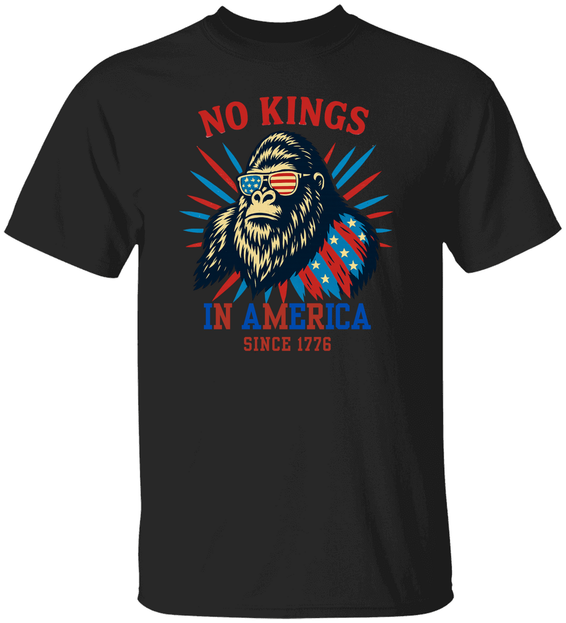 No Kings in USA Shirt, July 4th No Kings Since 1776 T- Shirt!