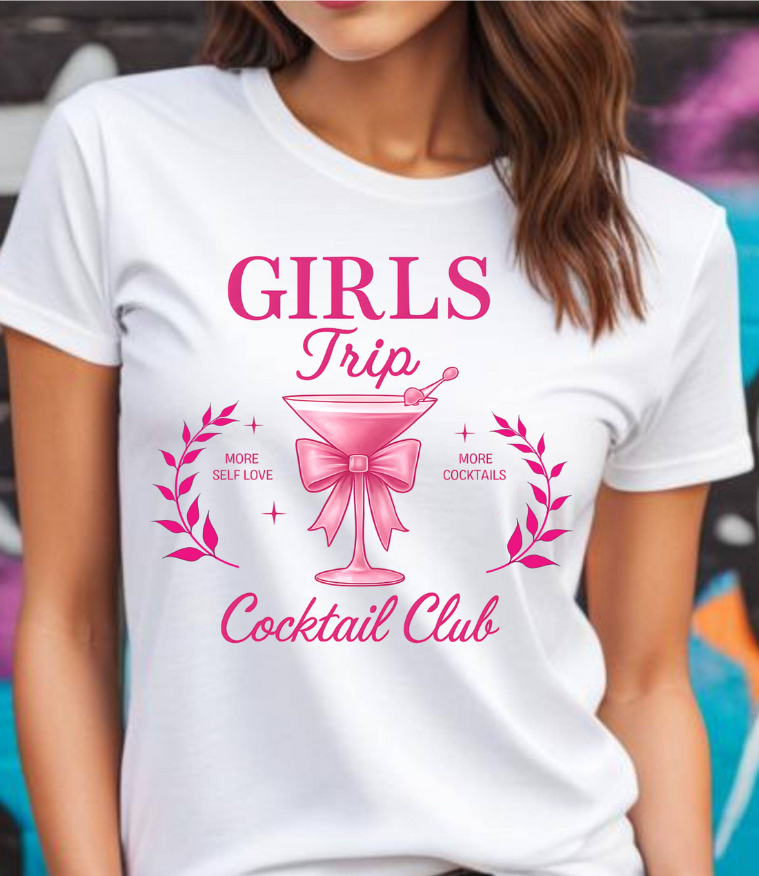 Girls Trip Cocktail Club, Girl Travel Club Tee, Summer Vibes Gift