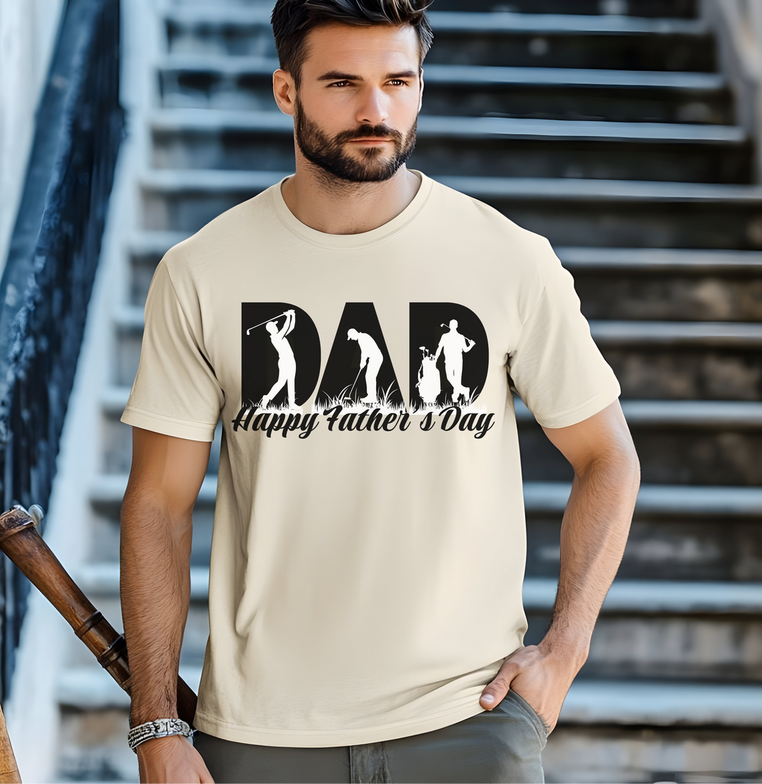 Happy Father’s Day Golf Dad T-Shirt | Funny Golfer Dad Shirt | Gift for Dad, Grandpa, Golf Lover Tee