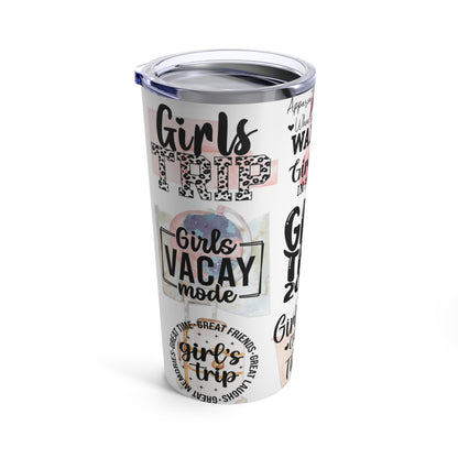 Girl's Trip Cheaper than Therapy Stainless Steel Tumbler 20oz