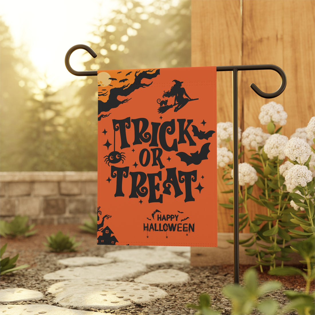 Halloween Garden & House Banner "Trick or Treat"