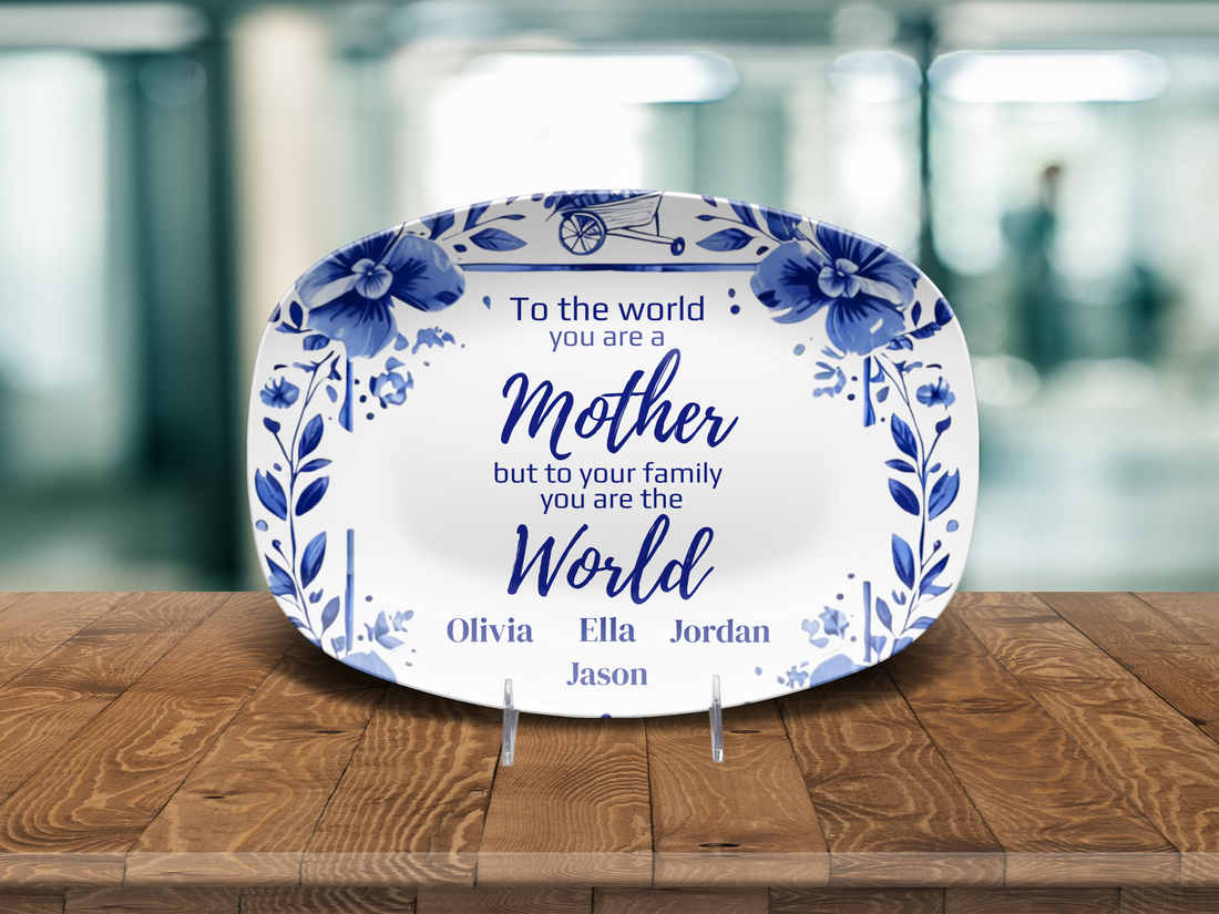 A Personalized Gift That Reminds Mom "She’s Your World”
