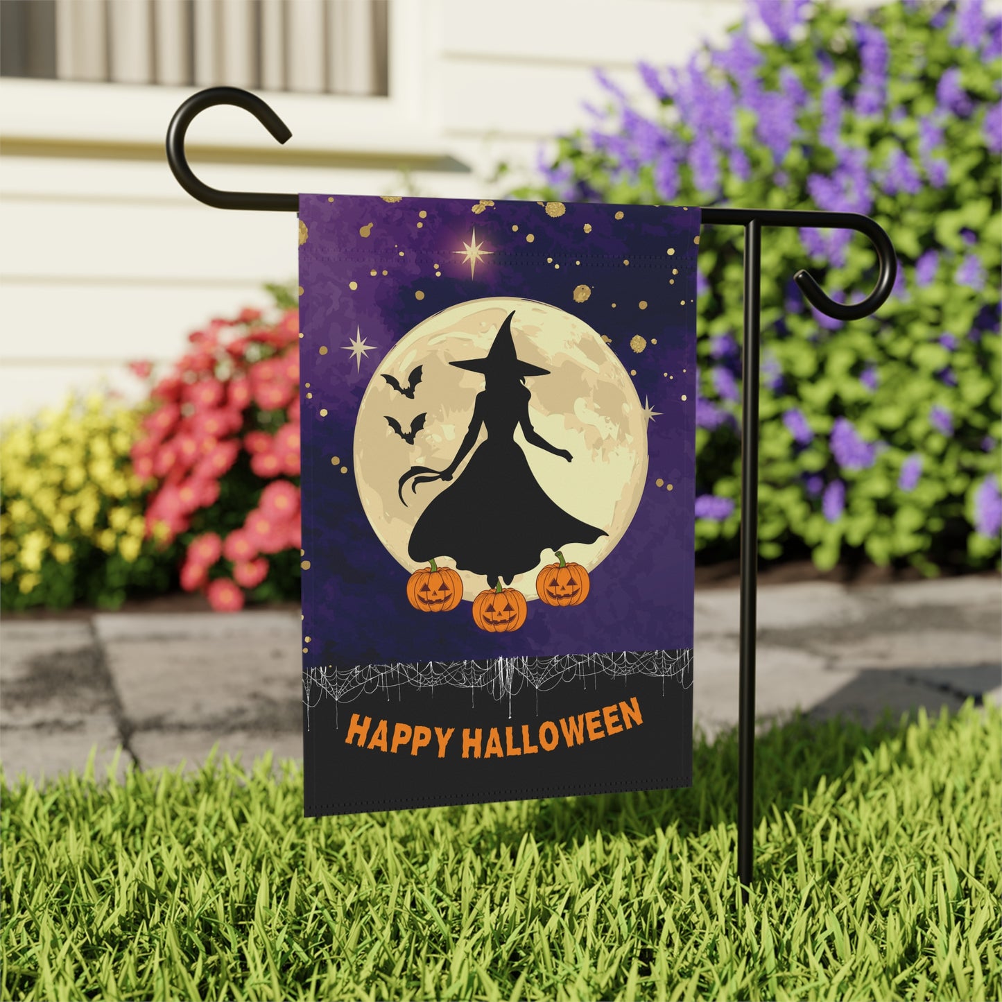 "Happy Halloween" Garden & House Banner