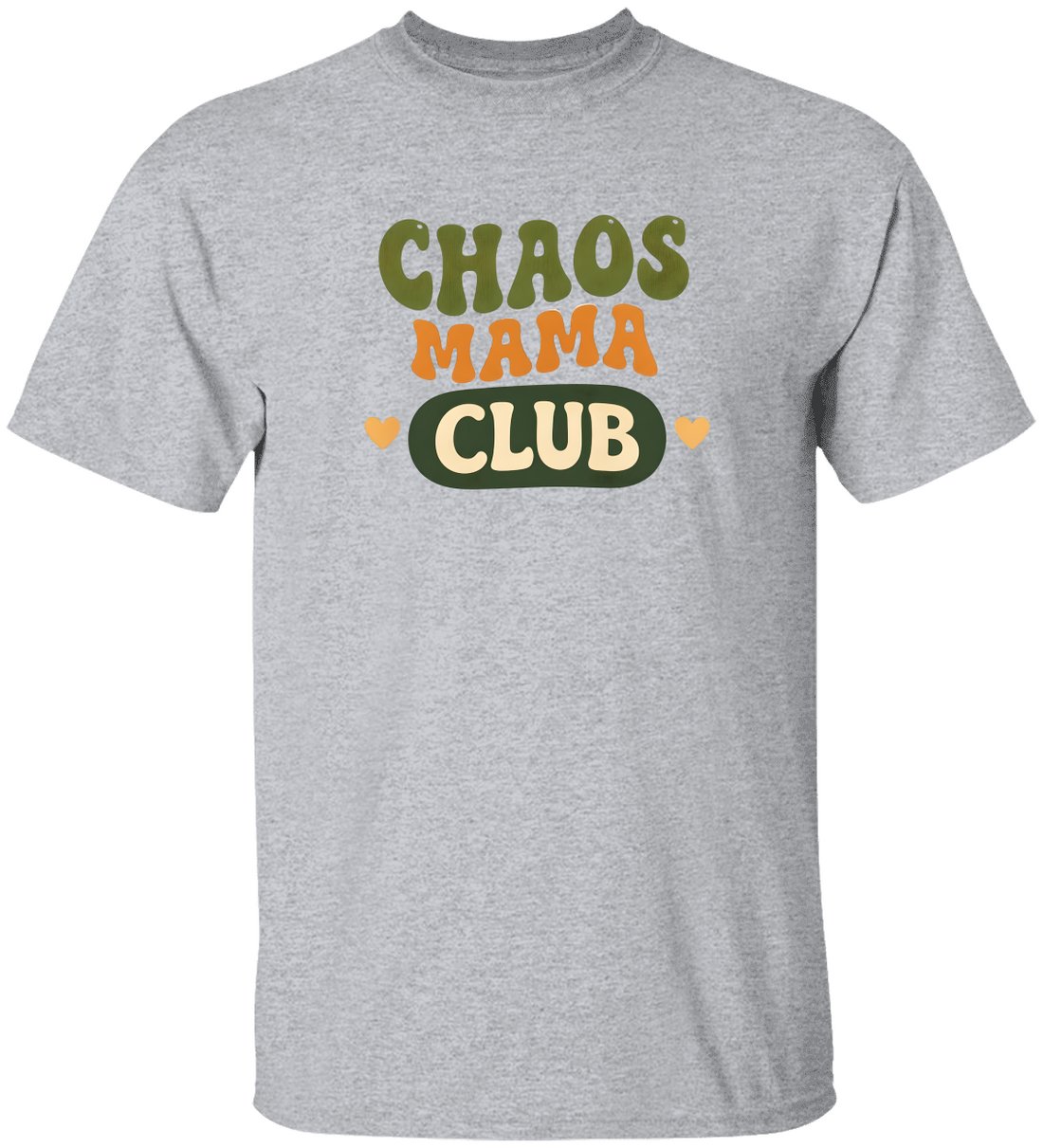 Chaos Mama Club T-Shirt | Funny Mom Life T-Shirt | Cozy Everyday Mom Apparel