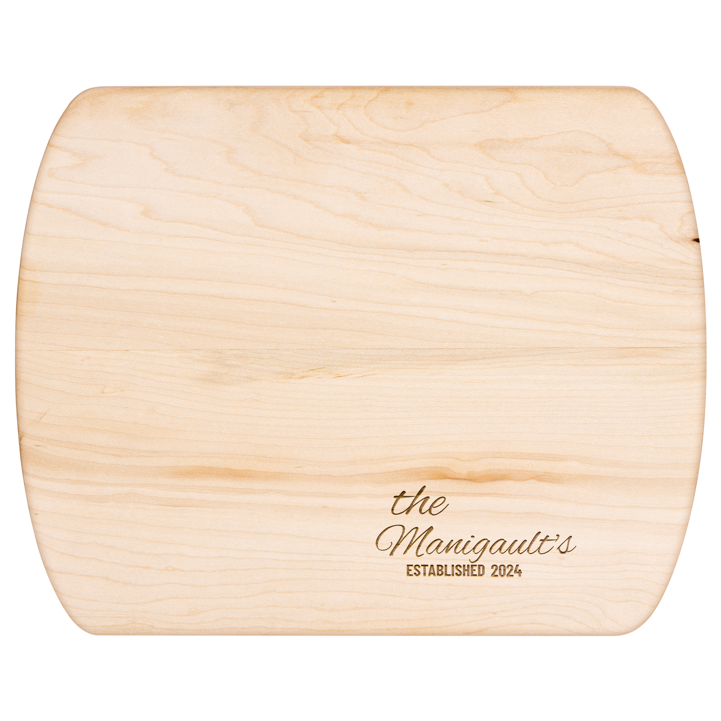 Personalized Family Name Wooden Cutting Board