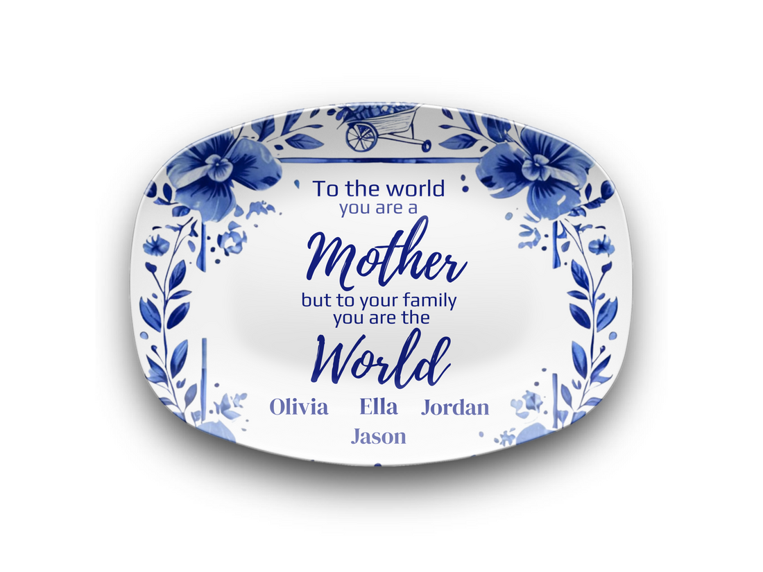 A Personalized Gift That Reminds Mom "She’s Your World”