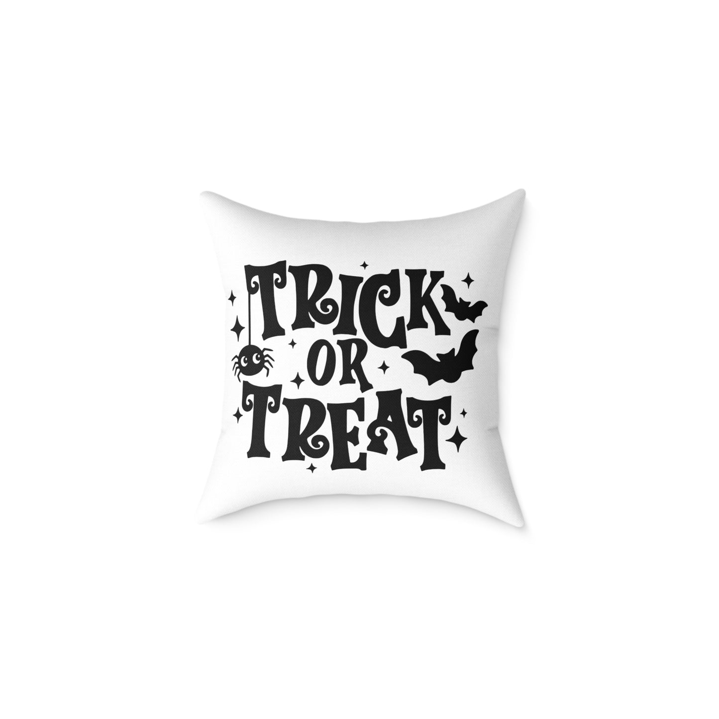 Halloween "Trick or Treat" Square Home Decor Pillow!