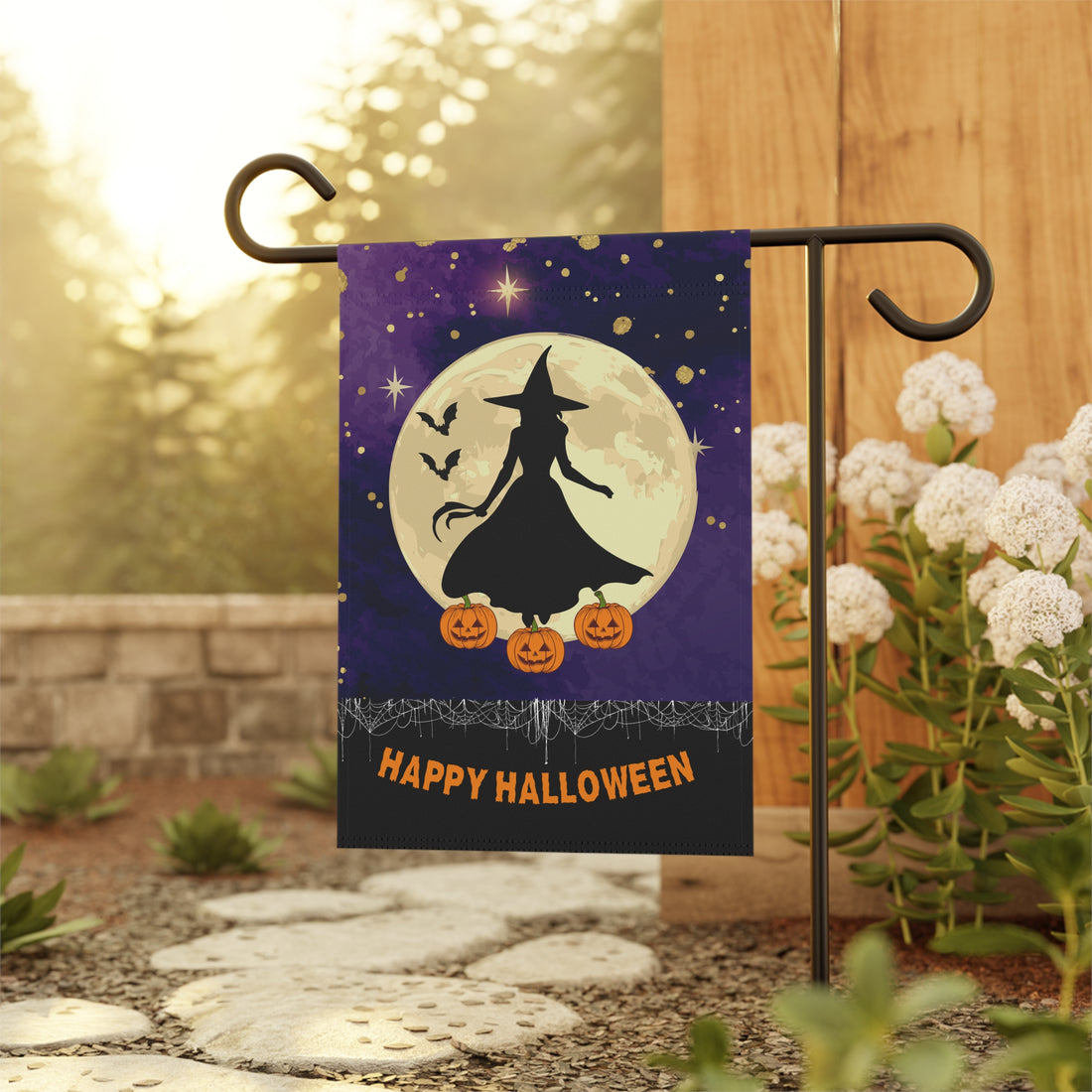 "Happy Halloween" Garden & House Banner