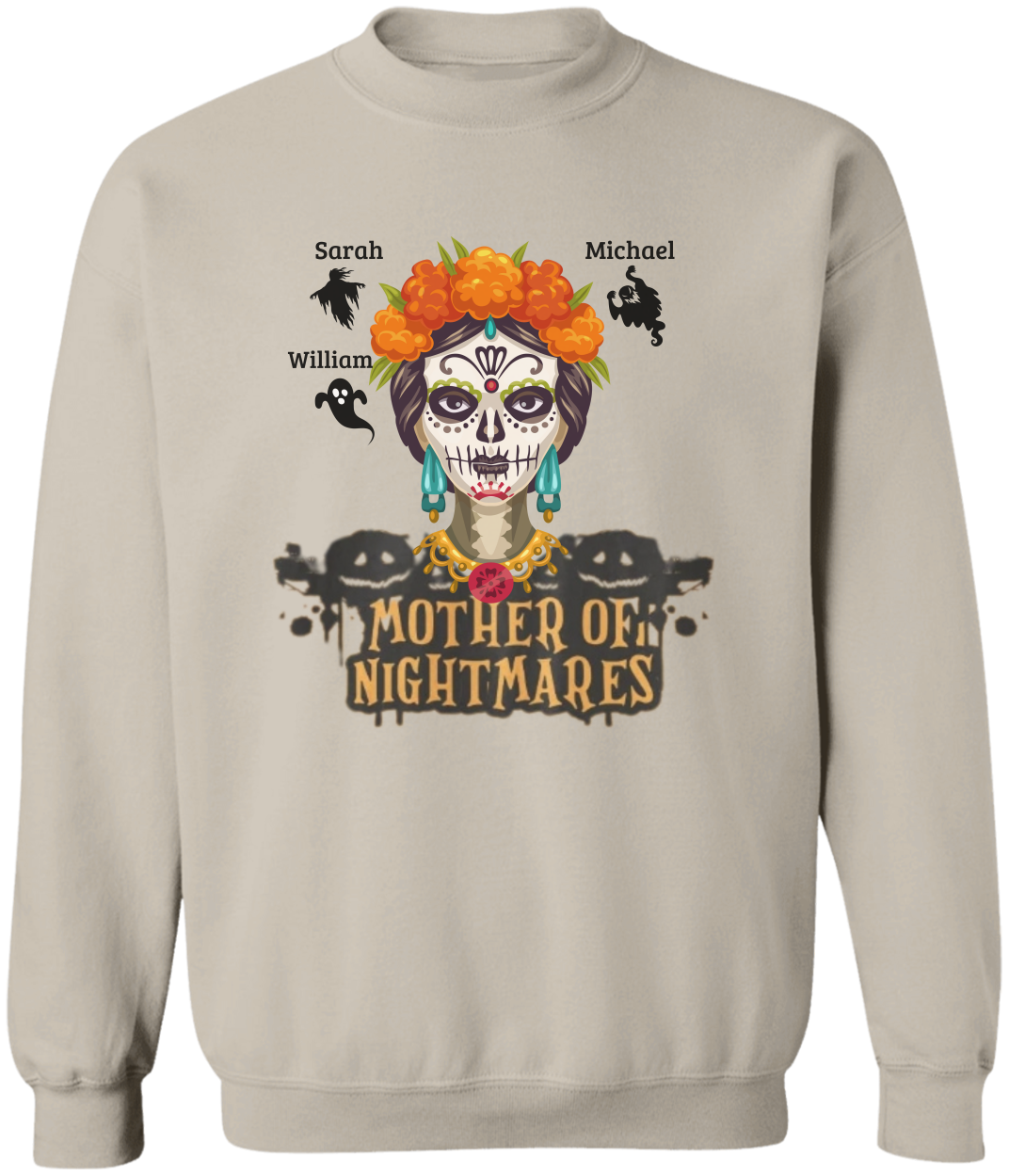 Mother of Nightmares Halloween Sweatshirt – Personalized Mom Sweatshirt