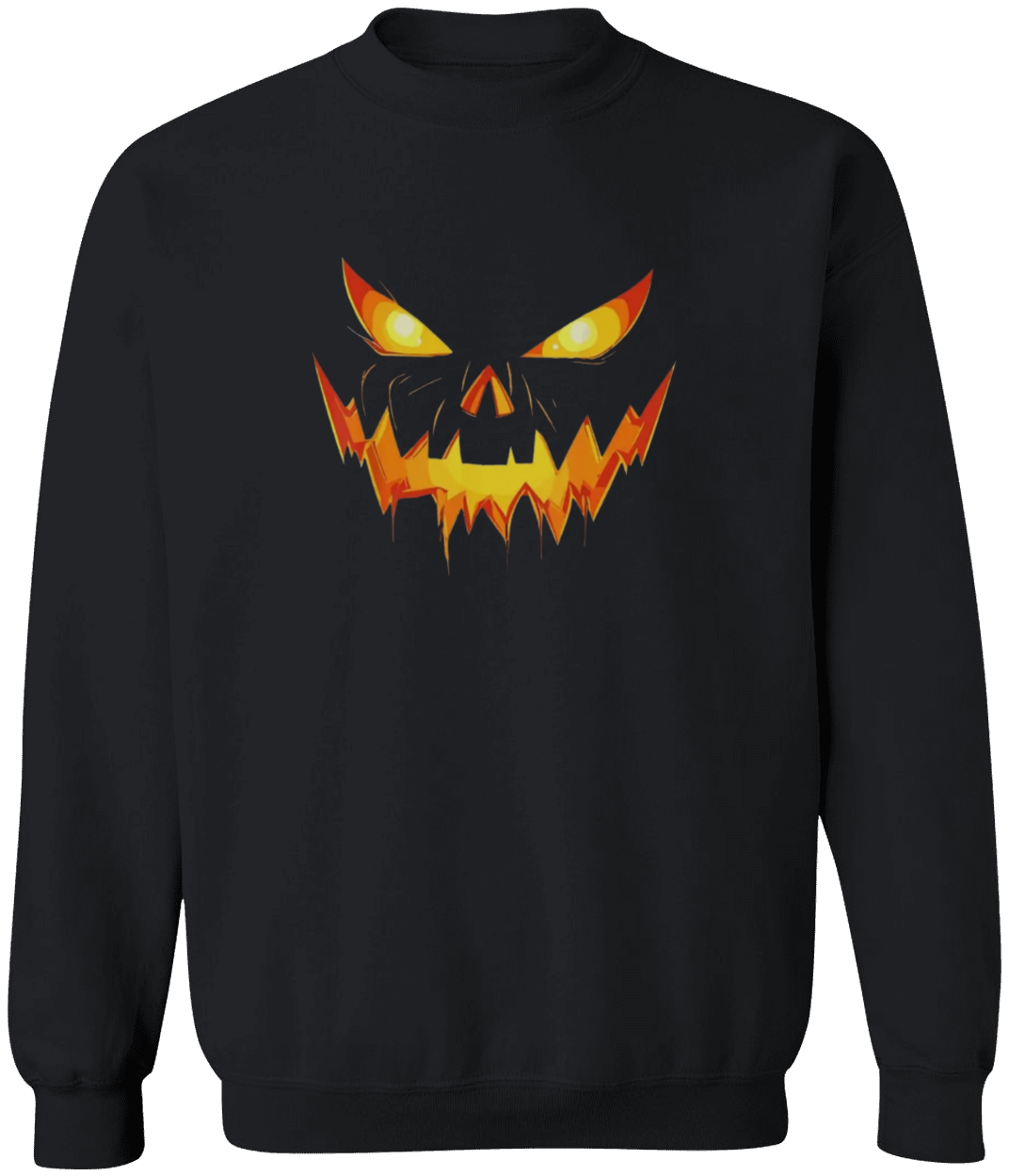 Halloween, jack-o’-lantern, pumpkin face,Cotton Tee