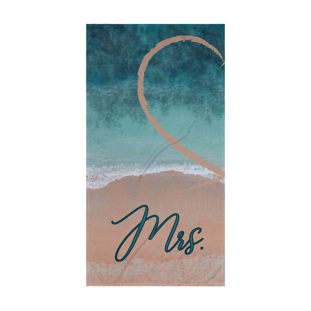 Mr. and Mrs. Beach Towel | Wedding Gift