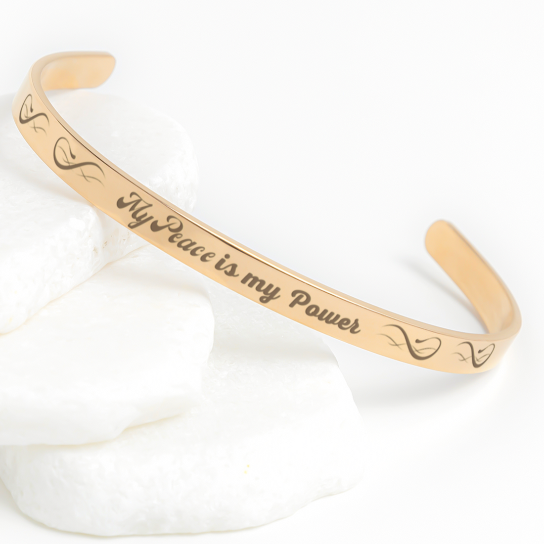 Stylish Adjustable Affirmation Design Cuff Bracelets | Birthdays | Anniversary | Empowerment!