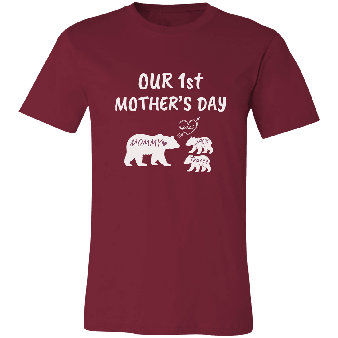 Our 1st Mother's Day Shirt, Custom With Names