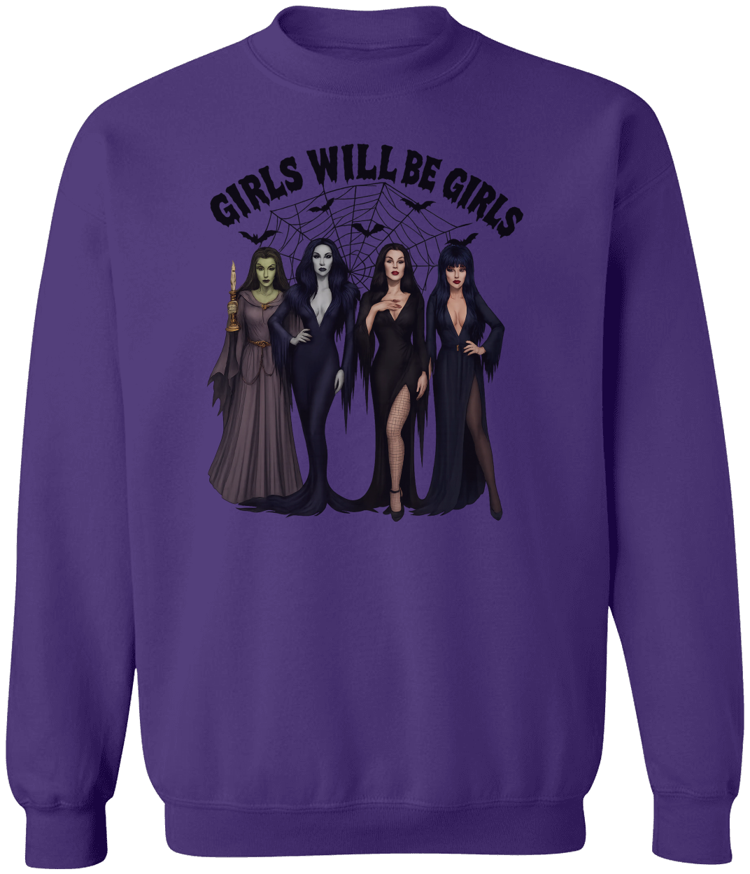 Funny  "Girls Will Be Girls" Halloween Sweatshirt!