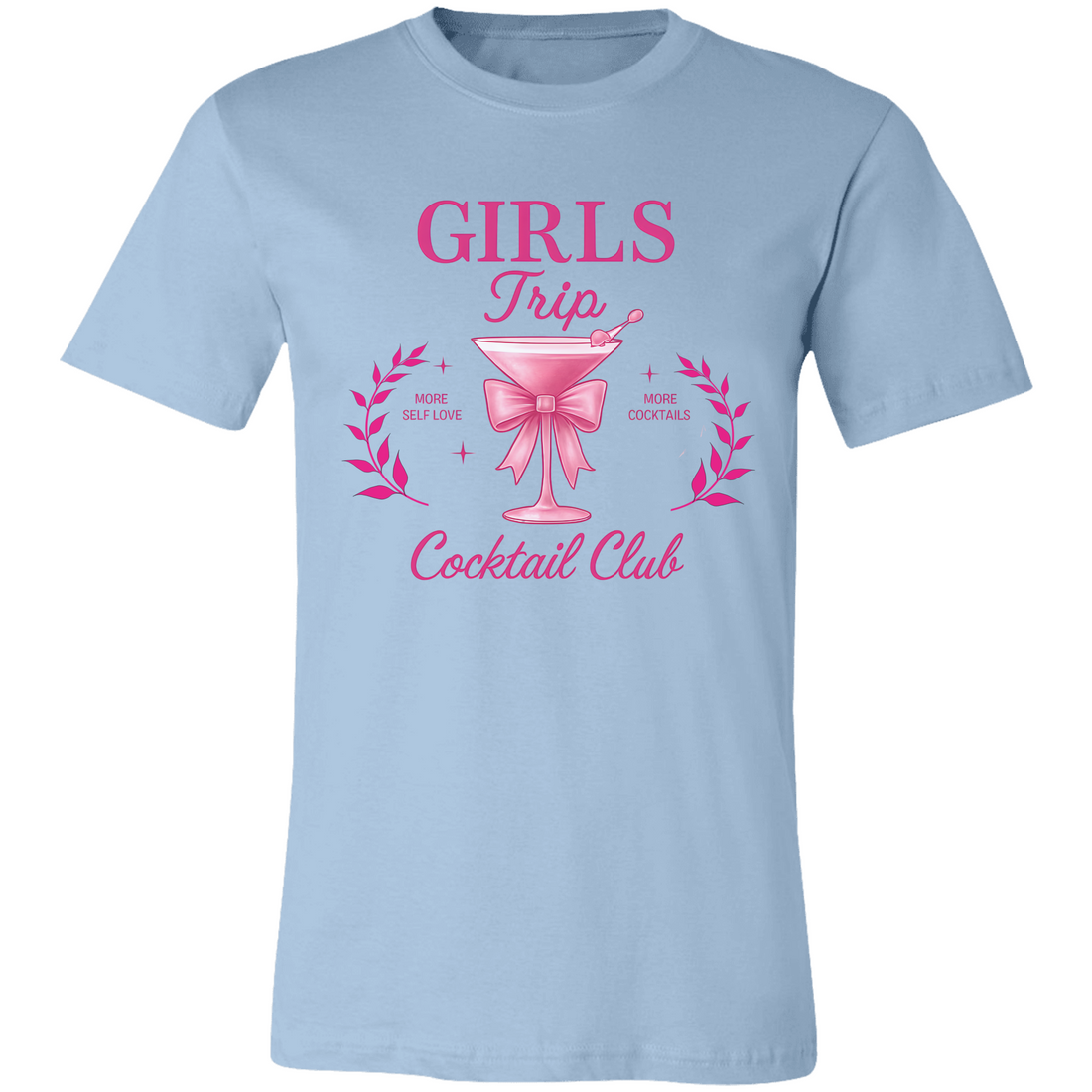 Girls Trip Cocktail Club, Girl Travel Club Tee, Summer Vibes Gift