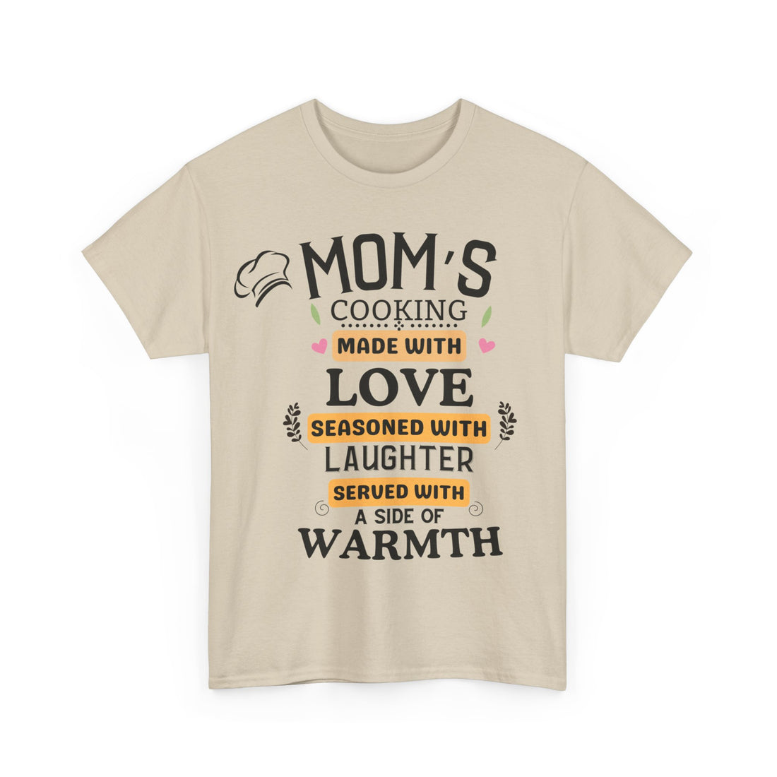 Mom's Kitchen 'Seasoned with Laughter" T-Shirt