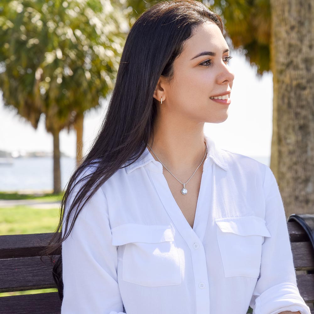 Eternal Hope Necklace Gift for Daughter, “My Precious Daughter, My Forever Pride”