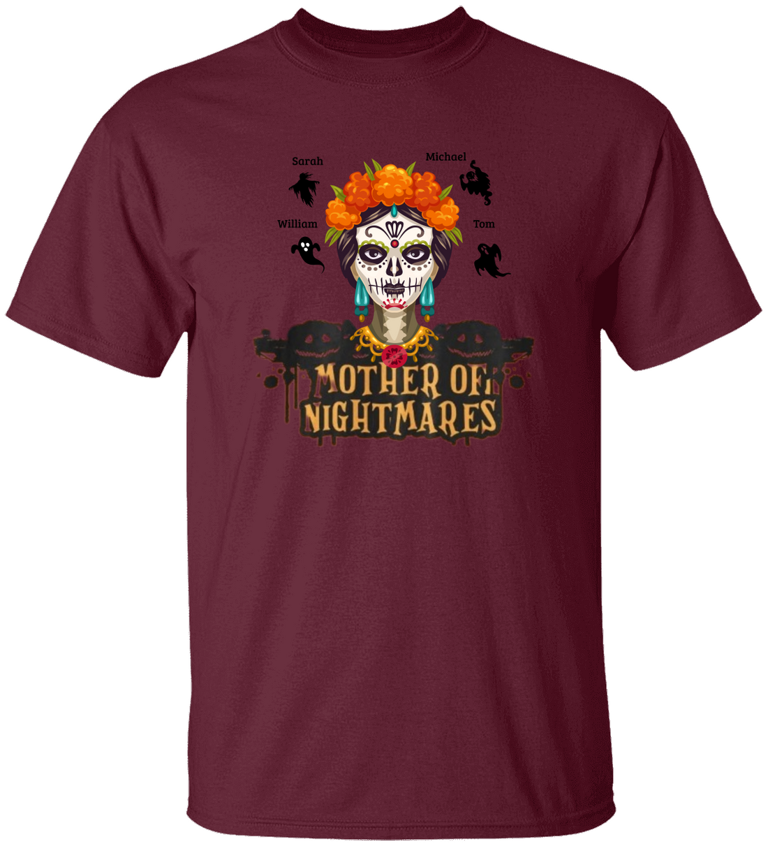 Custom "Mother of Nightmares" Halloween Funny Tee