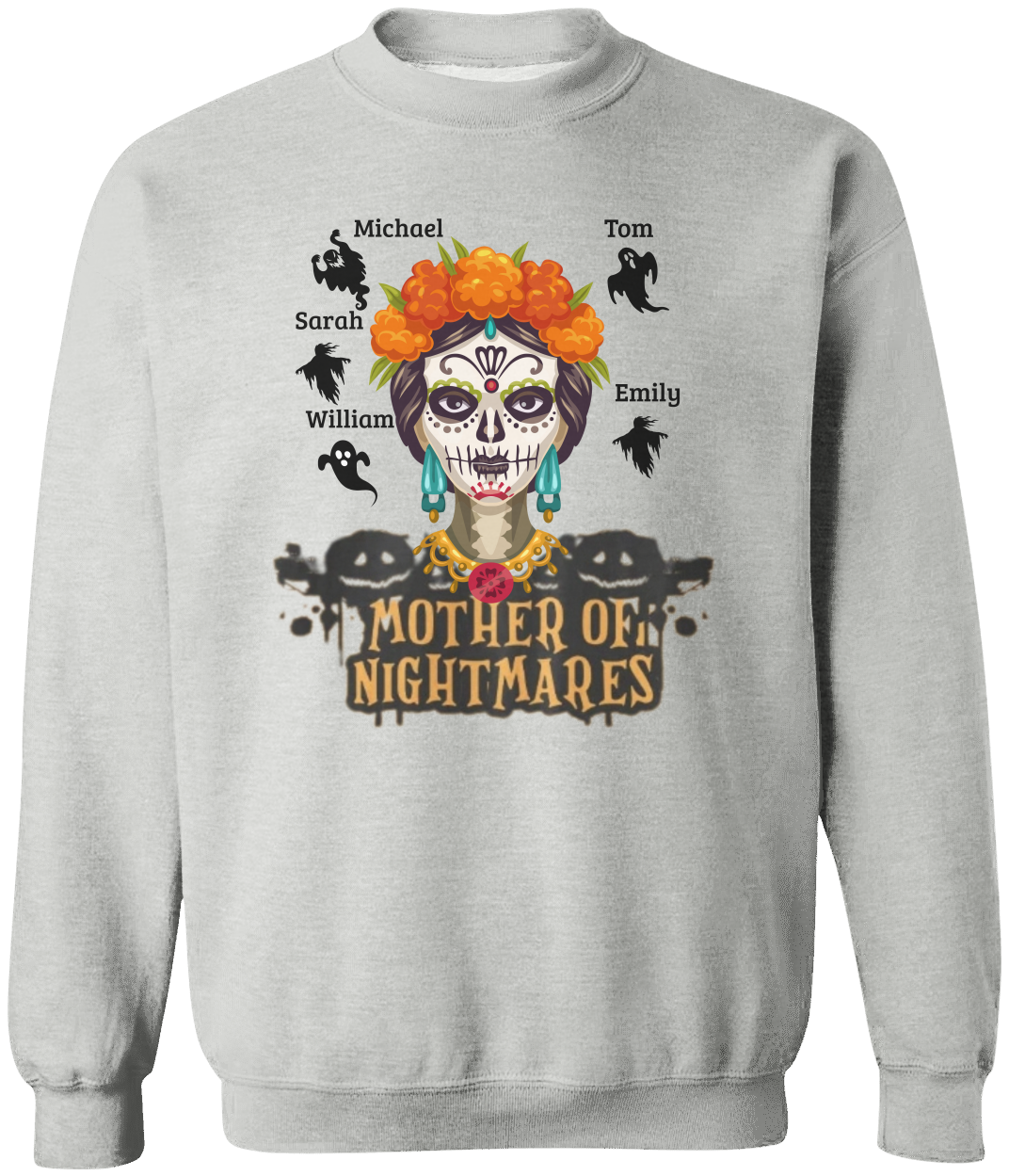 Mother of Nightmares Halloween Sweatshirt – Personalized Mom Sweatshirt
