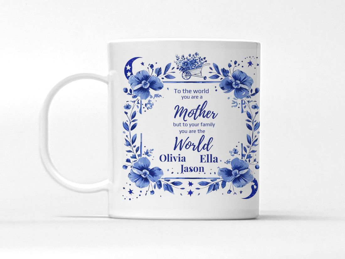 A Personalized Gift That Reminds Mom "She’s Your World”
