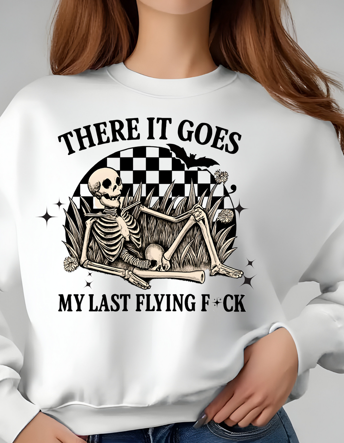 Funny "There It Goes" Halloween Graphic Sweatshirt