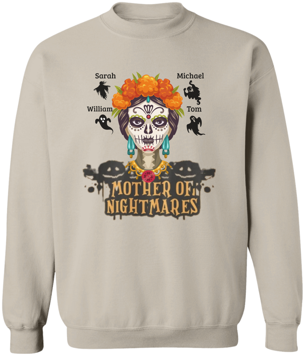 Mother of Nightmares Halloween Sweatshirt – Personalized Mom Sweatshirt