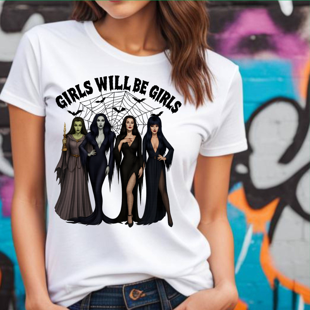 Funny  "Girls Will Be Girls" Halloween Sweatshirt!