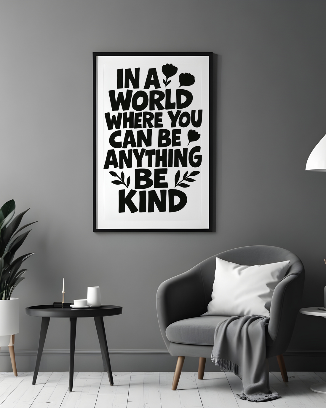 Motivational Wall Art Positive Affirmations Portrait Frame Photo Tile