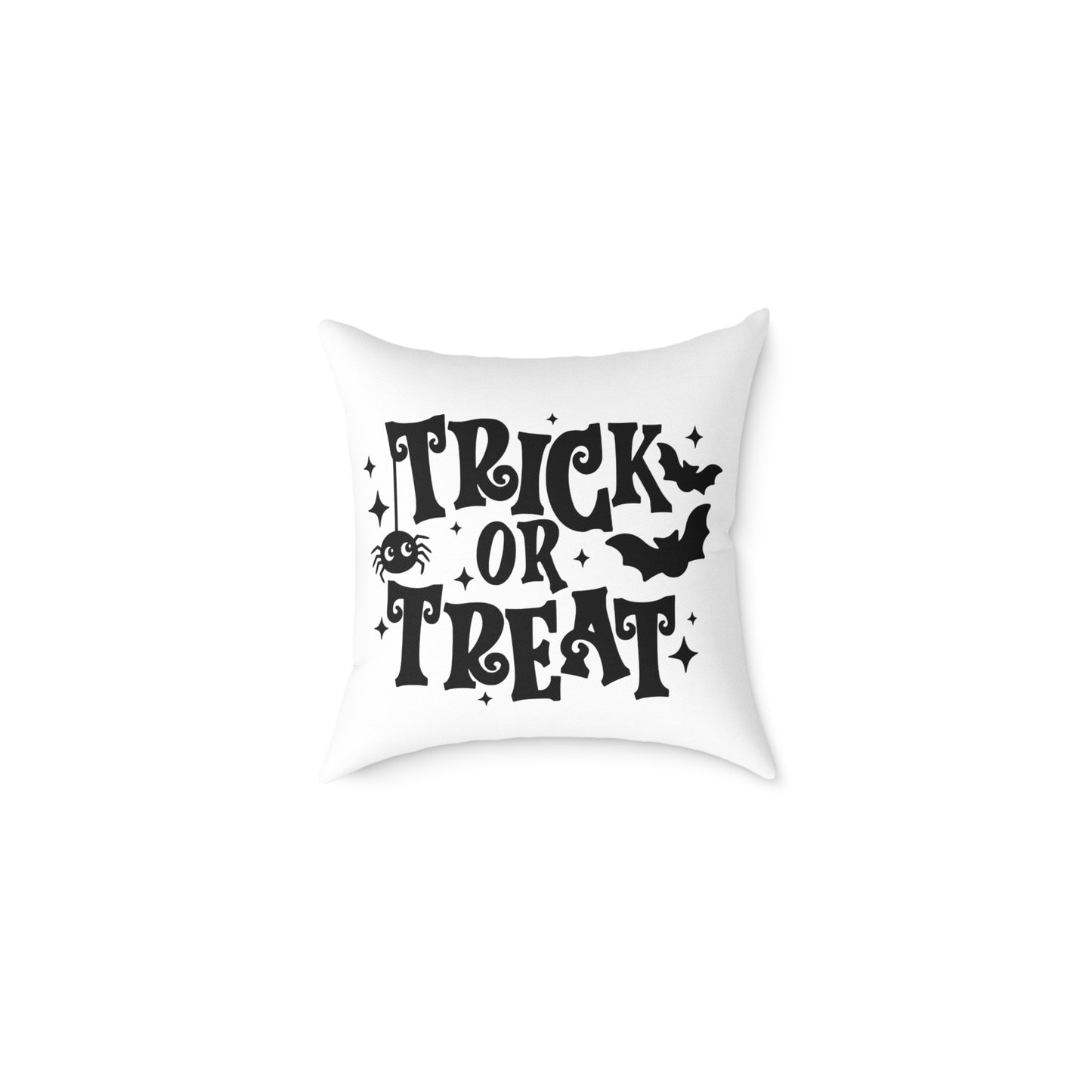 Halloween "Trick or Treat" Square Home Decor Pillow!