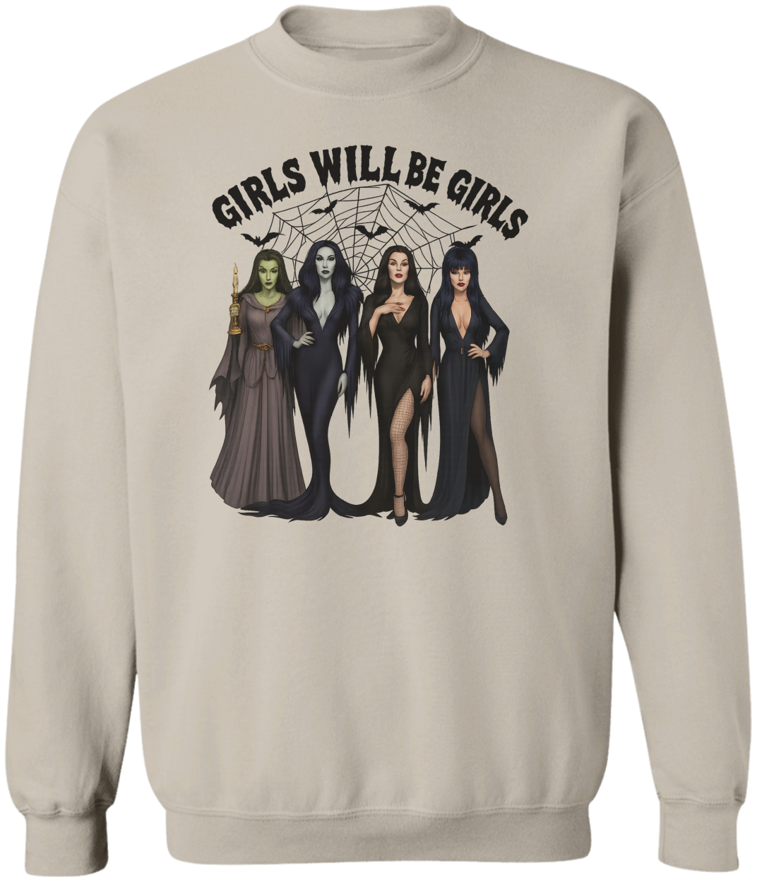 Funny  "Girls Will Be Girls" Halloween Sweatshirt!