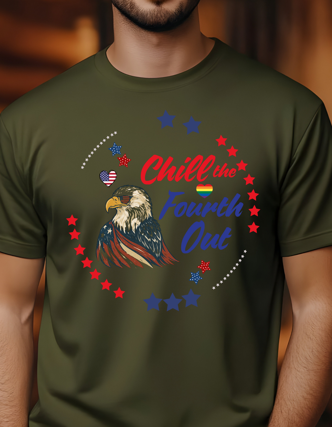 Chill The Fourth Out Shirt, Pride 4th Of July T-shirt, Independence Day Tee