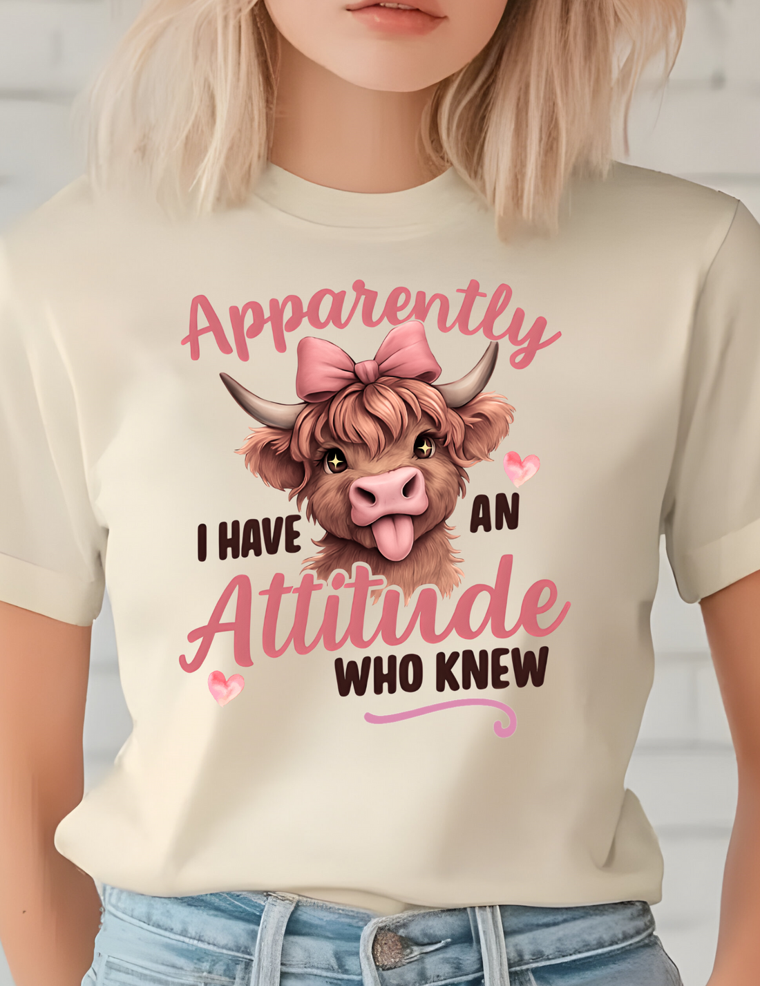 Funny Highland Cow Shirt with Sass and Style! Gift for Sassy Women!