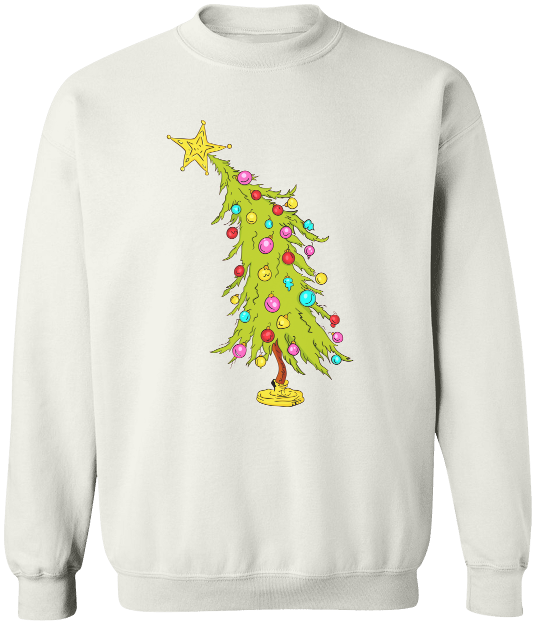 Whimsical Christmas Tree Sweatshirt | Trendy Christmas Tree Sweatshirt