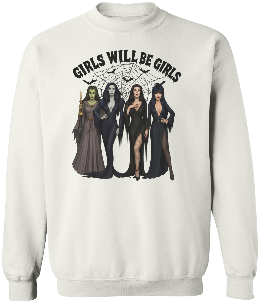 Funny  "Girls Will Be Girls" Halloween Sweatshirt!