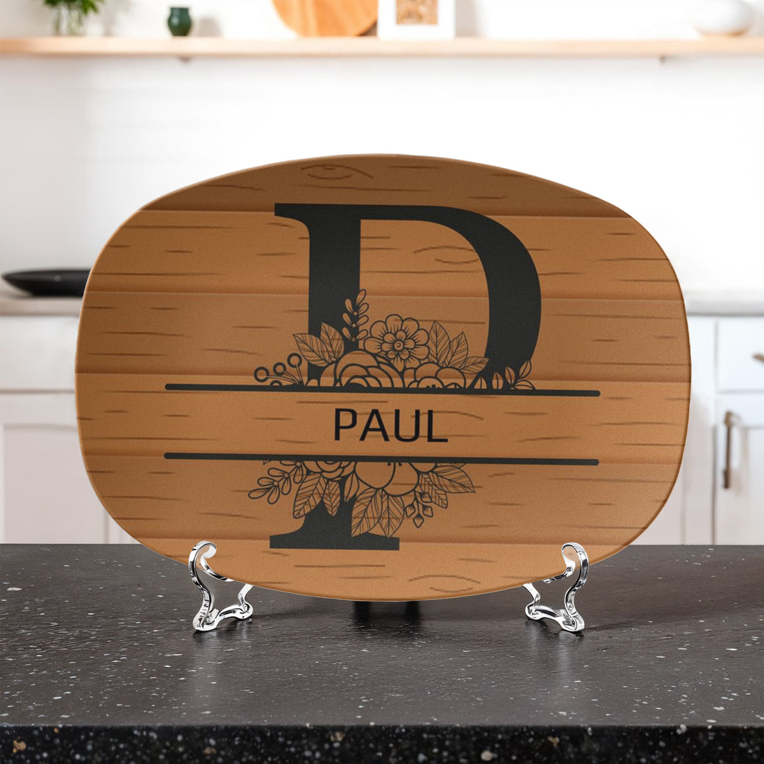 “The Personalized Platter Every Dad Will Use This Father’s Day”, “Add your family name “Customize Your Platter Below”