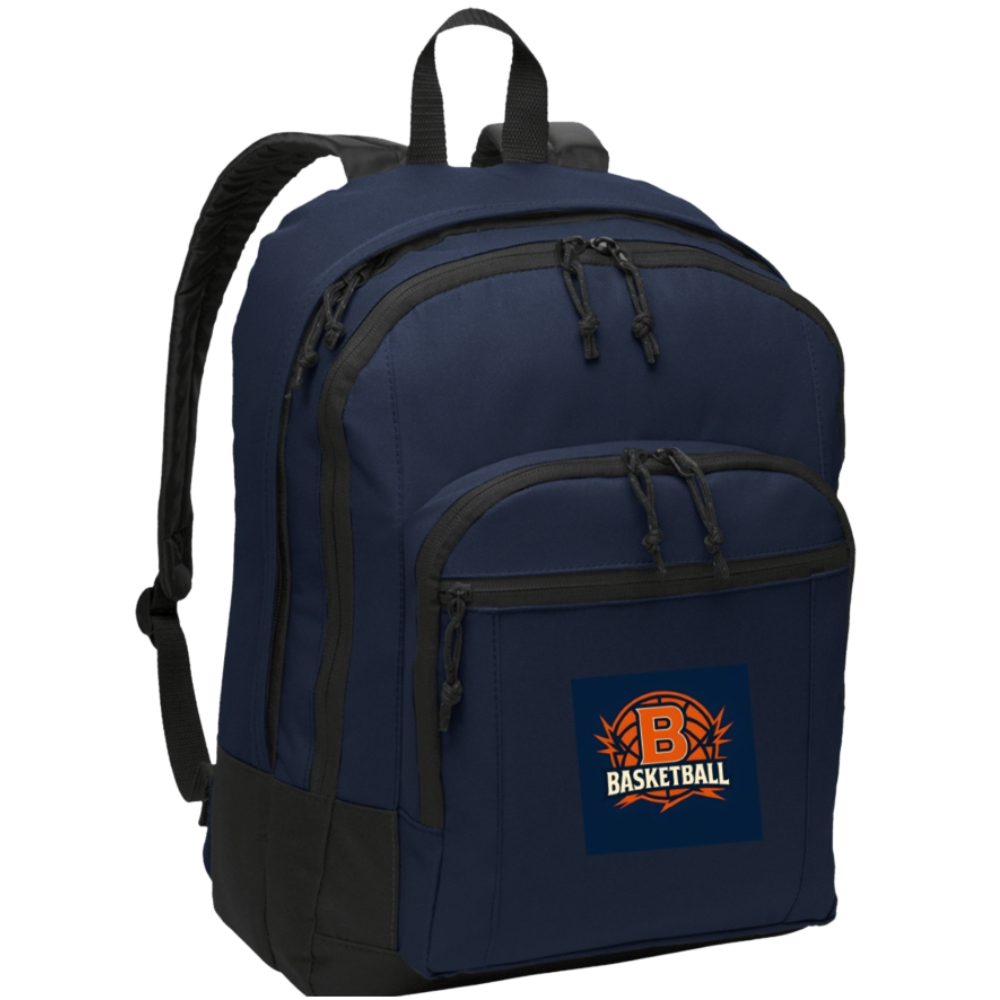 Boys' Basketball Themed Backpack - Comfortable & Durable