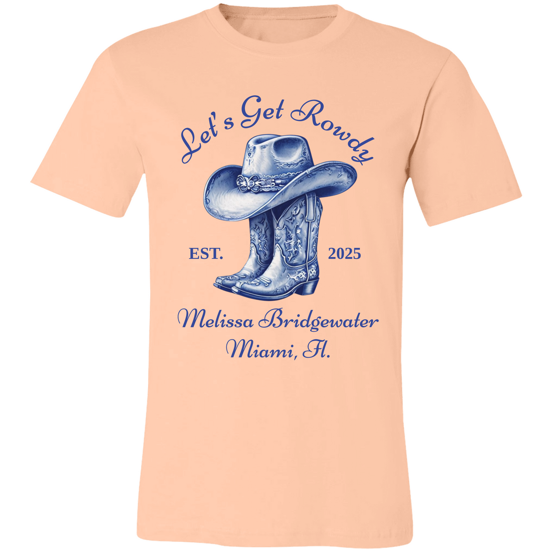 Bachelorette Party Shirt, Custom Bridesmaid T-shirt, Personalized Bridal Shower Tee